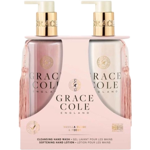 Grace Cole vanilla Blush & Peony Pampering Hand Care Duo