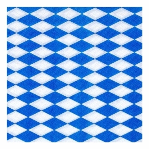 Oktoberfest vlag Beieren servetten - 300x - Tafel decoratie feestartikelen van Bayern - Papier -