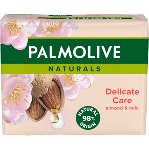 6x Palmolive Tabletzeep Naturals Amandel Melk 4x 90 gr