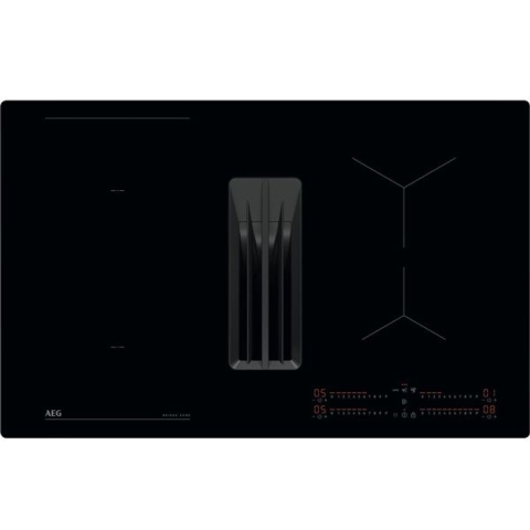 AEG Kookplaat met afzuiging - 6000 ComboHob met brugfunctie 80 cm NCH84B03CB