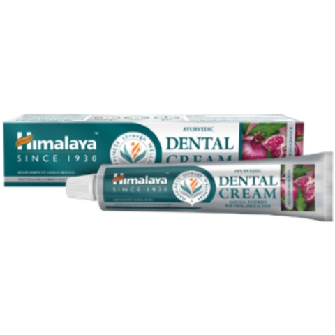 3x Himalaya Herbals Dental Cream Neem&Pomegranate Tandpasta 100 ml
