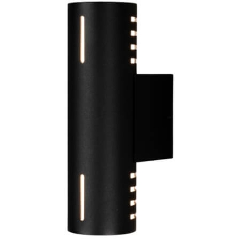 Konstsmide Cuneo - buiten wandlamp - 8 x 12,5 x 25 cm - IP54 - zwart