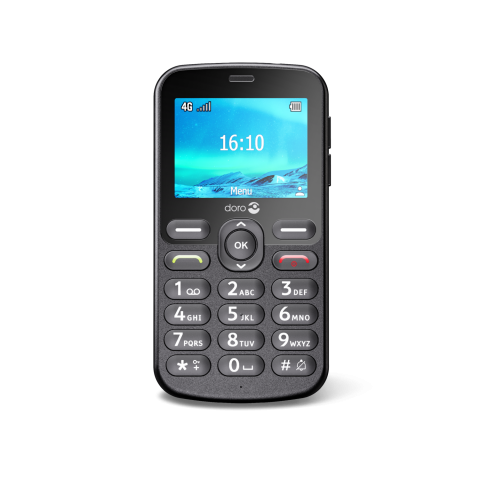 Doro 1880 Eenvoudige Gsm - 4g Zwart 17 Mb