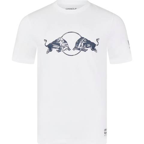 Red Bull Racing T-shirt - XXXXL - Graphic Bull T-shirt - Wit - Max Verstappen