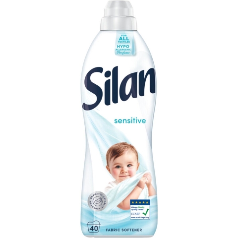 12x Silan Wasverzachter Sensitive 40 Wasbeurten 880 ml