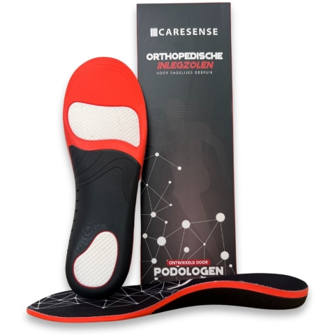 Orthopedische Inlegzolen - Hielspoor en Fasciitis Plantaris - Steunzolen voor schoenen en laarzen - Maat 41/42 (2 stuks)