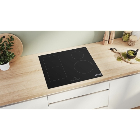 Bosch Serie 4 PVS61RBB5E kookplaat Zwart Ingebouwd 60 cm Inductiekookplaat zones 4 zone(s)