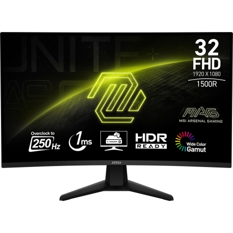 Gaming-Monitor MSI MAG 32C6X Full HD 32"180 Hz