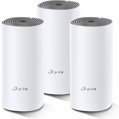 TP-Link Deco E4 (3-pack) Dual-band (2.4 GHz / 5 GHz) Wi-Fi 5 (802.11ac) Wit, Grijs 2 Intern