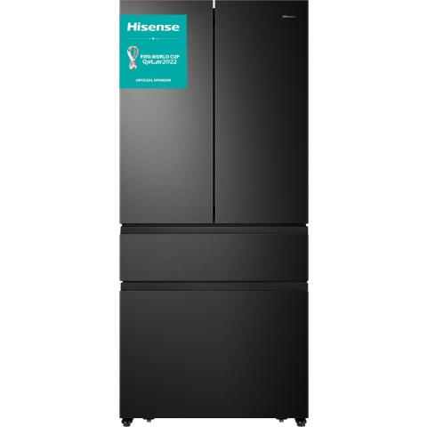 Hisense RF540N4SBF2 amerikaanse koelkast Vrijstaand 533 l E Zwart