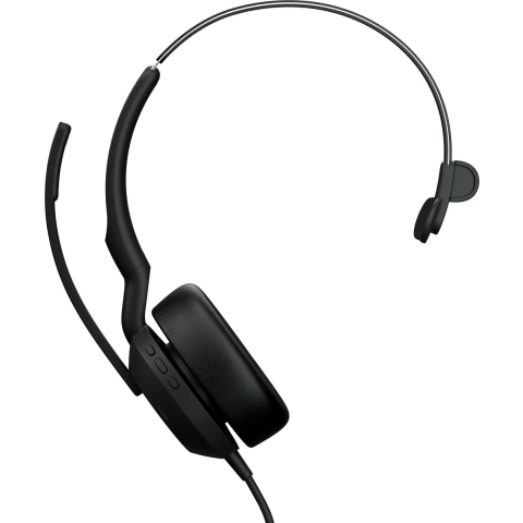 Jabra Evolve2 50 Headset Bedraad Hoofdband Kantoor/callcenter USB Type-C Zwart