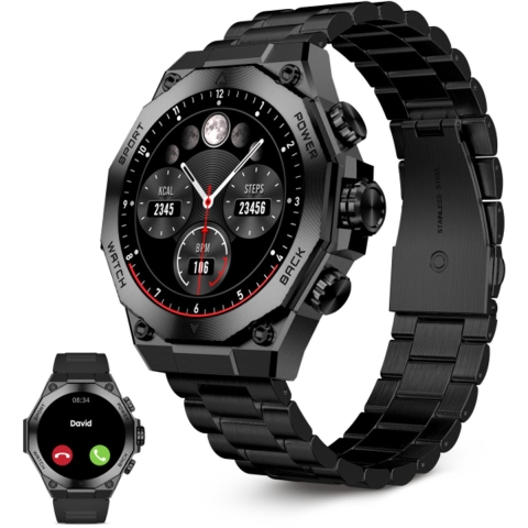 Smartwatch KSIX Titanium Zwart