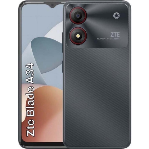 Smartphone ZTE Blade A34 6,6"6 GB RAM 64 GB Grijs Bluetooth