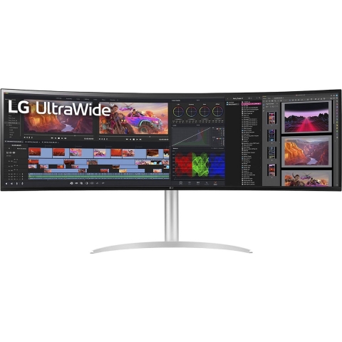 LG 49WQ95X-W computer monitor 124,5 cm (49") 5120 x 1440 Pixels UltraWide Dual Quad HD Wit