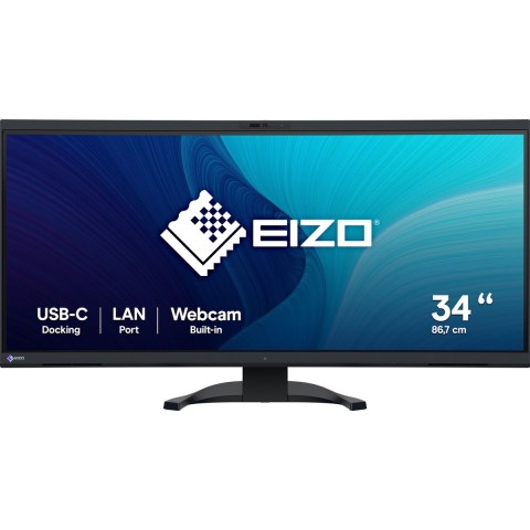 EIZO FlexScan EV3450XC-BK LED display 86,6 cm (34.1") 3440 x 1440 Pixels UltraWide Quad HD Zwart