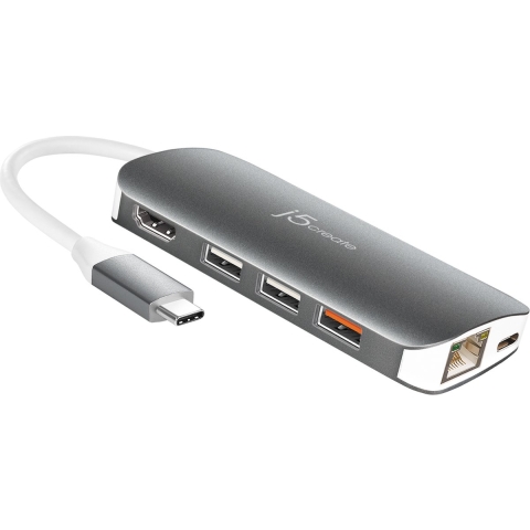j5create JCD383-N USB-C™ 9-in-1 Multi Adapter
