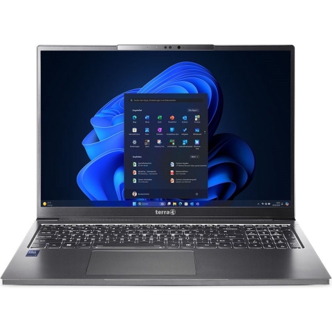 TERRA MOBILE 1671 Intel Core Ultra 5 125U Laptop 40,6 cm (16") WQXGA 16 GB DDR5-SDRAM 500 GB SSD Wi-Fi 6E (802.11ax) Windows 11 Pro Grijs