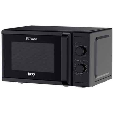 Magnetron met Grill TM Electron Zwart 700 W 20 L