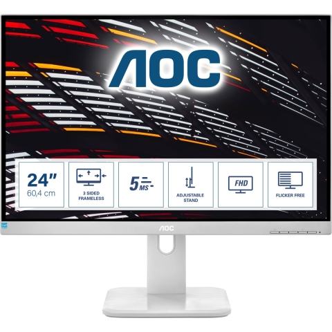 AOC P1 24P1/GR LED display 60,5 cm (23.8") 1920 x 1080 Pixels Full HD Grijs