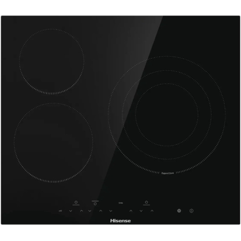Vitro-keramische Kookplaat Hisense 1 60 cm Zwart 60 cm 5700 W