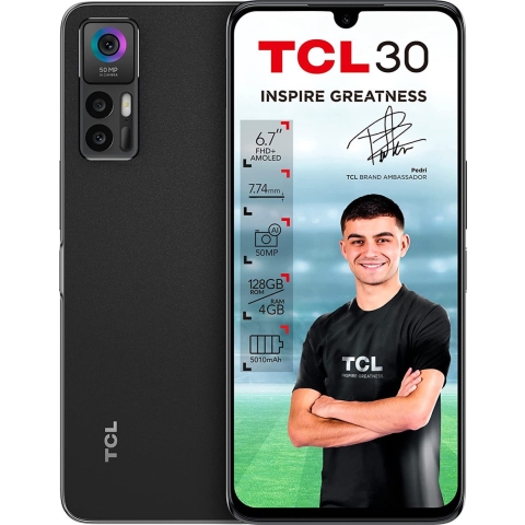 Smartphone TCL 30 T676H Zwart 64 GB 4 GB RAM 6,7"