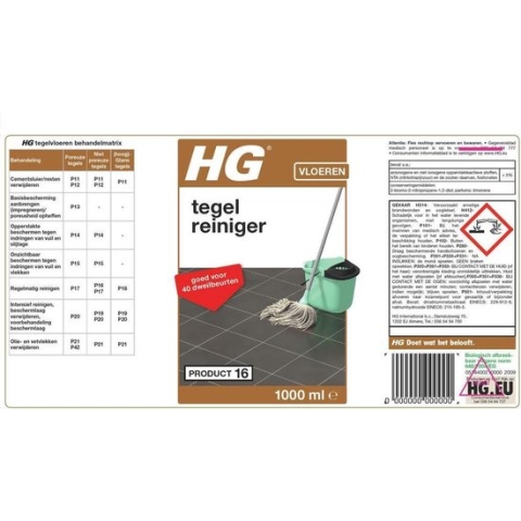 HG tegelreiniger (product 16) 1L
