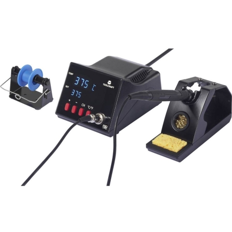 TOOLCRAFT TO-8962 ESD Soldeerstation Digitaal 70 W 480 °C (max) Incl. soldeerpunt