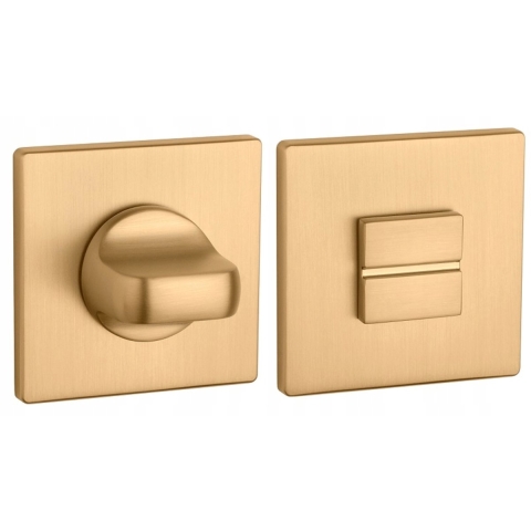Aprile | Prestige WC garnituur rozet | 52x52x5mm | Goud mat