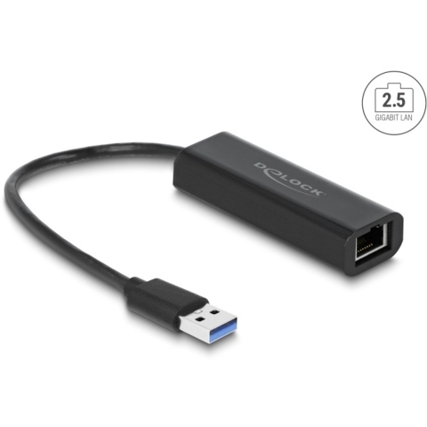 Delock USB 2.0 Adapter [1x USB-A-stekker - 1x RJ45-bus] 66299 0.15 m