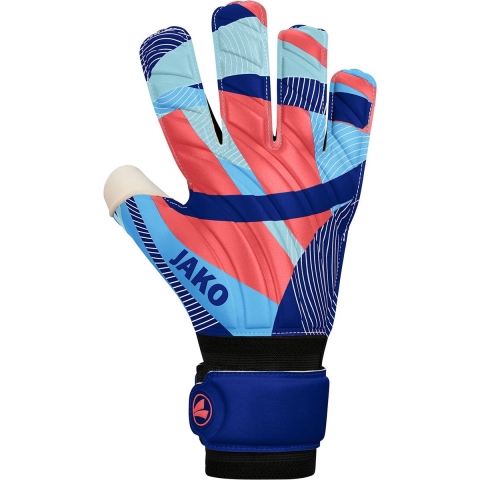 JAKO 2589 Keeperhandschoen River Basic Rc - Navy/Hemelsblauw/Koraal - 8