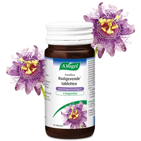 2x A.Vogel Passiflora Rustgevend bij Stemmingswisselingen 30 tabletten