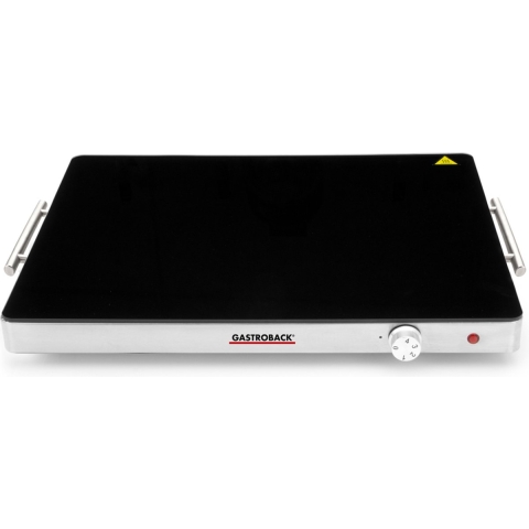 Gastroback 42491 - Elektrische bordenwarmer - 400 W - Zwart Roestvrijstaal