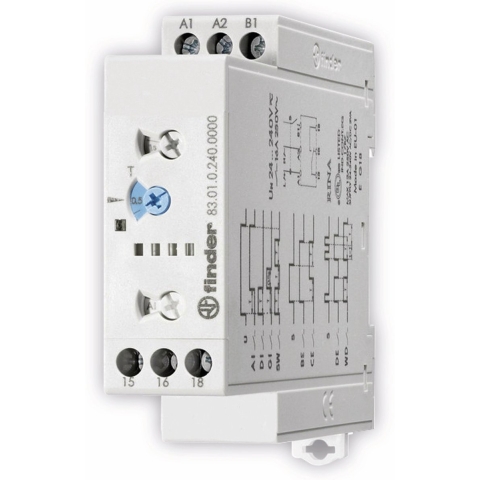 Finder 83.01.0.240.0000 83.01.0.240.0000 Tijdrelais Multifunctioneel 1 stuk(s) Tijdsduur: 0.05 s (min) 1x wisselcontact