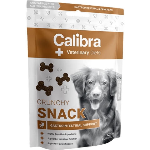 Calibra Veterinary Diets Gastrointestinal Support Crunchy hondensnack 3 x 120 g