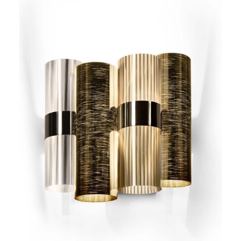 Slamp - La Lollo wandlamp, goudkleurig