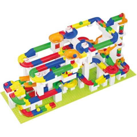 Hubelino Knikkerbaan Mega Bouwset, 585dlg.