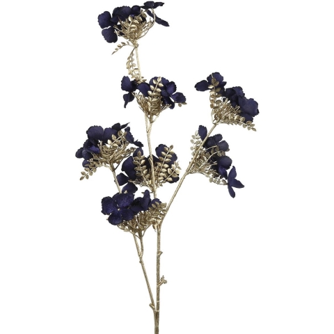 Kunstbloem Hydrangea S donkerblauw Countryfield - Countryfield