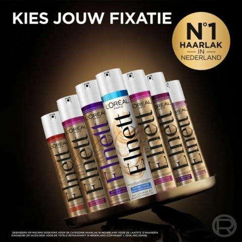 3x L'Oréal Elnett Haarspray Flexibele Fixatie 200 ml