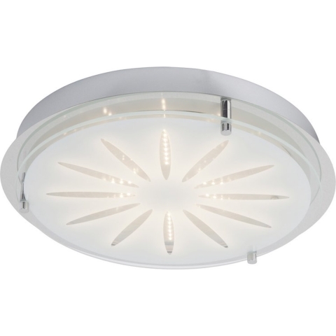Brilliant G94163/15 Cathleen LED-plafondlamp LED LED vast ingebouwd Energielabel: F (A - G) 15 W Chroom