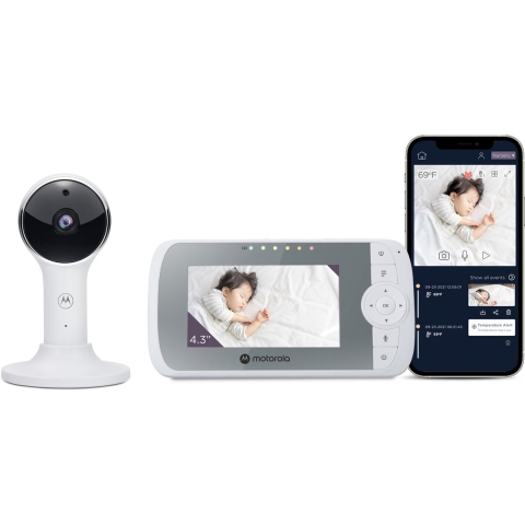 Motorola VM64 EU - Babyfoon met camera, display en app