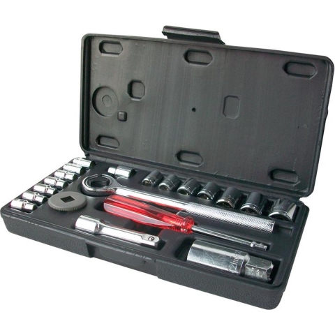 CON:P Set Dopsleutels 1/4 + 3/8 20Dlg - B20795