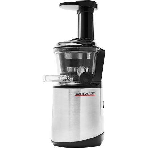 Gastroback 40145 - Slowjuicer - 150 W - Zwart Roestvrijstaal