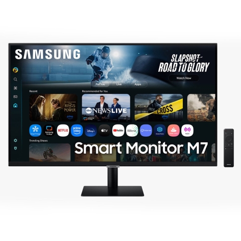 Samsung S32FM700UU LED-monitor Energielabel F (A - G) 81.3 cm (32 inch) 3840 x 2160 Pixel 16:9 4 ms HDMI, USB-A 2.0, USB-C, WiFi, Bluetooth VA LED