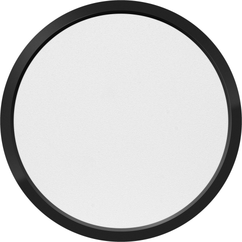 ETH Ruby - plafondlamp met bewegingssensor - Ø 23 x 2,4 cm - 3 stappen dimmer - 18W LED incl. -  IP44 - zwart