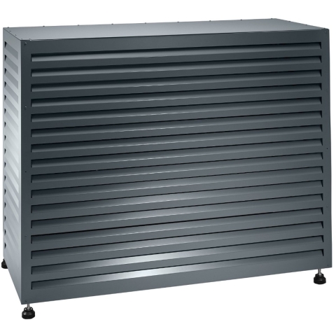 Evolar Airco Omkasting met Opstelvoetjes Donker Antraciet XL