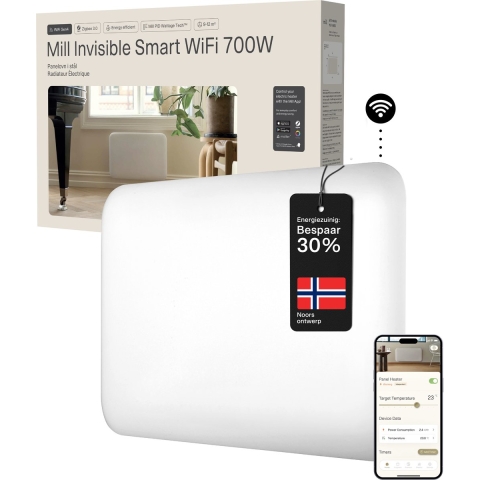 Mill PA700WIFI4 BL Smart WiFi-paneelverwarming