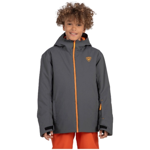 Rossignol Jr Strawpile kinder ski jas grijs, 128