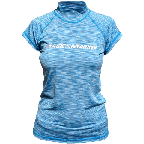 Magic Marine Cube Rash Vest Capsleeve dames met korte mouwen