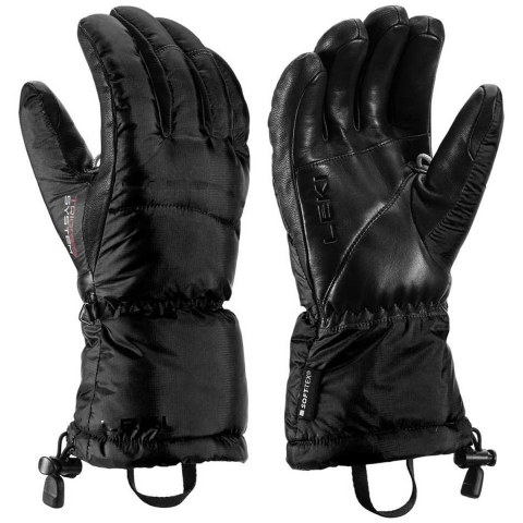 LEKI Glace 3D skihandschoenen zwart dames, 7.5