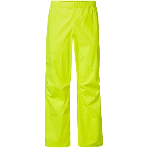 Vaude Drop II Regenbroek heren neon geel, M